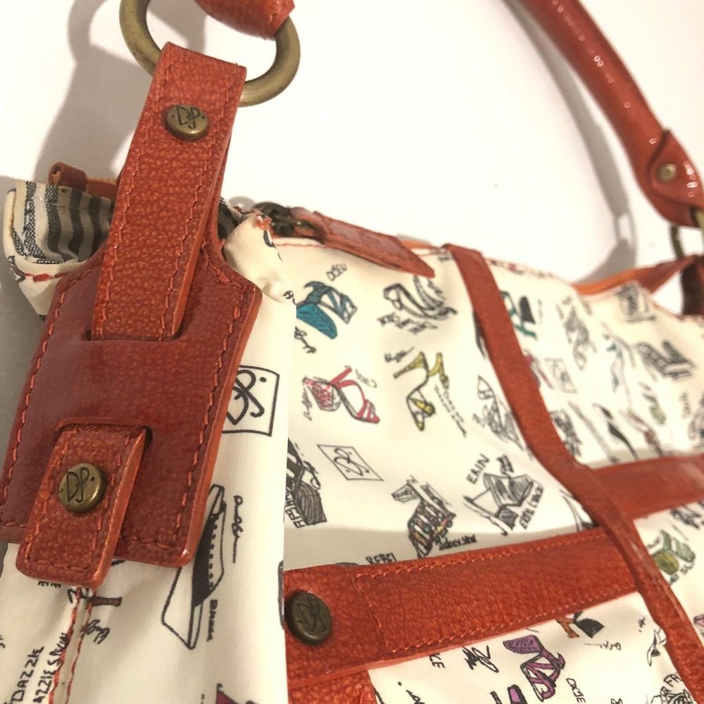 Vintage Donald pliner shoes doodle purse - Picture 5 of 5